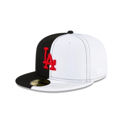 Los Angeles Dodgers Gorra | New Era MLB Split Crown 59fifty Fitted Cap Mexico - Negros